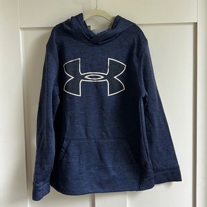 Under Armour Navy Blue Hoodie with Front Pocket